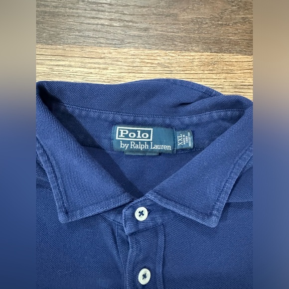 VTG Style Polo‎ Ralph Lauren Sporting Goods Navy Blue Polo Size XXL - Picture 4 of 6